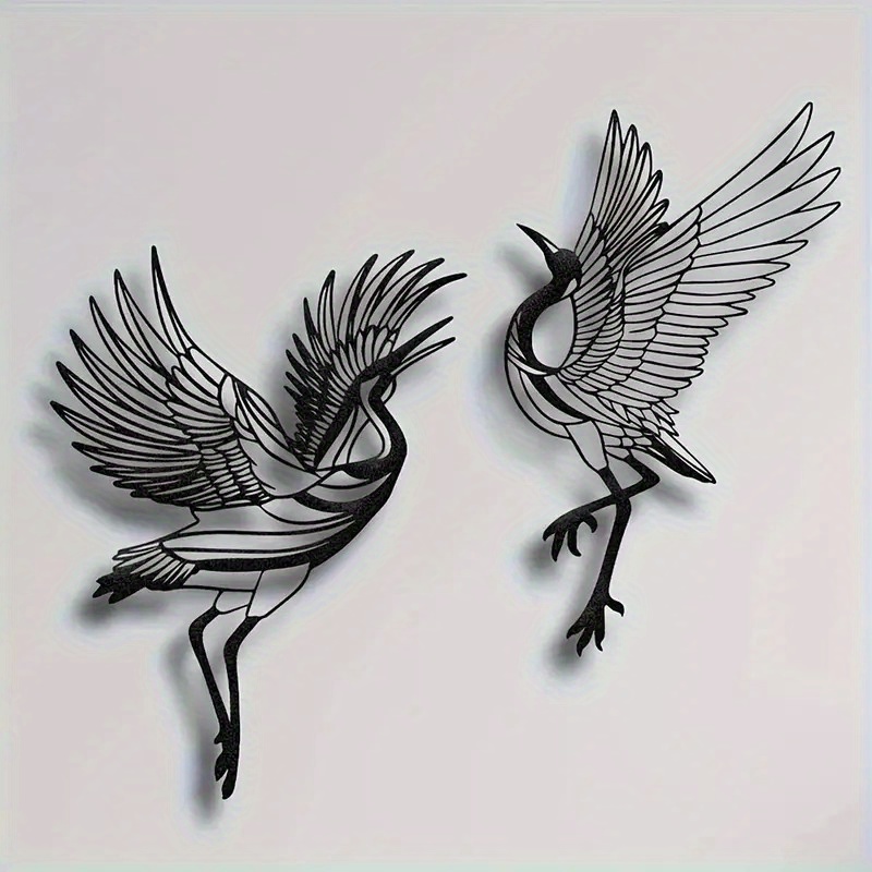 

2pcs Metal Art Set - For , Bedroom, Decor