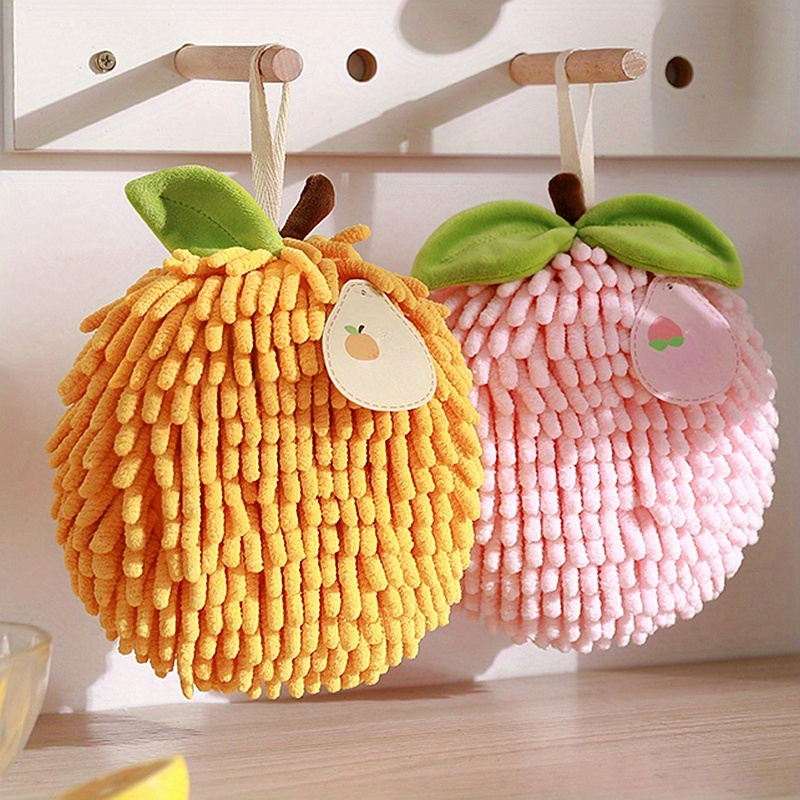 

Snowy Hand Towel Hanging Kitchen Bathroom Thickened Hand Towel Cloth Super Absorbent Towel Cute