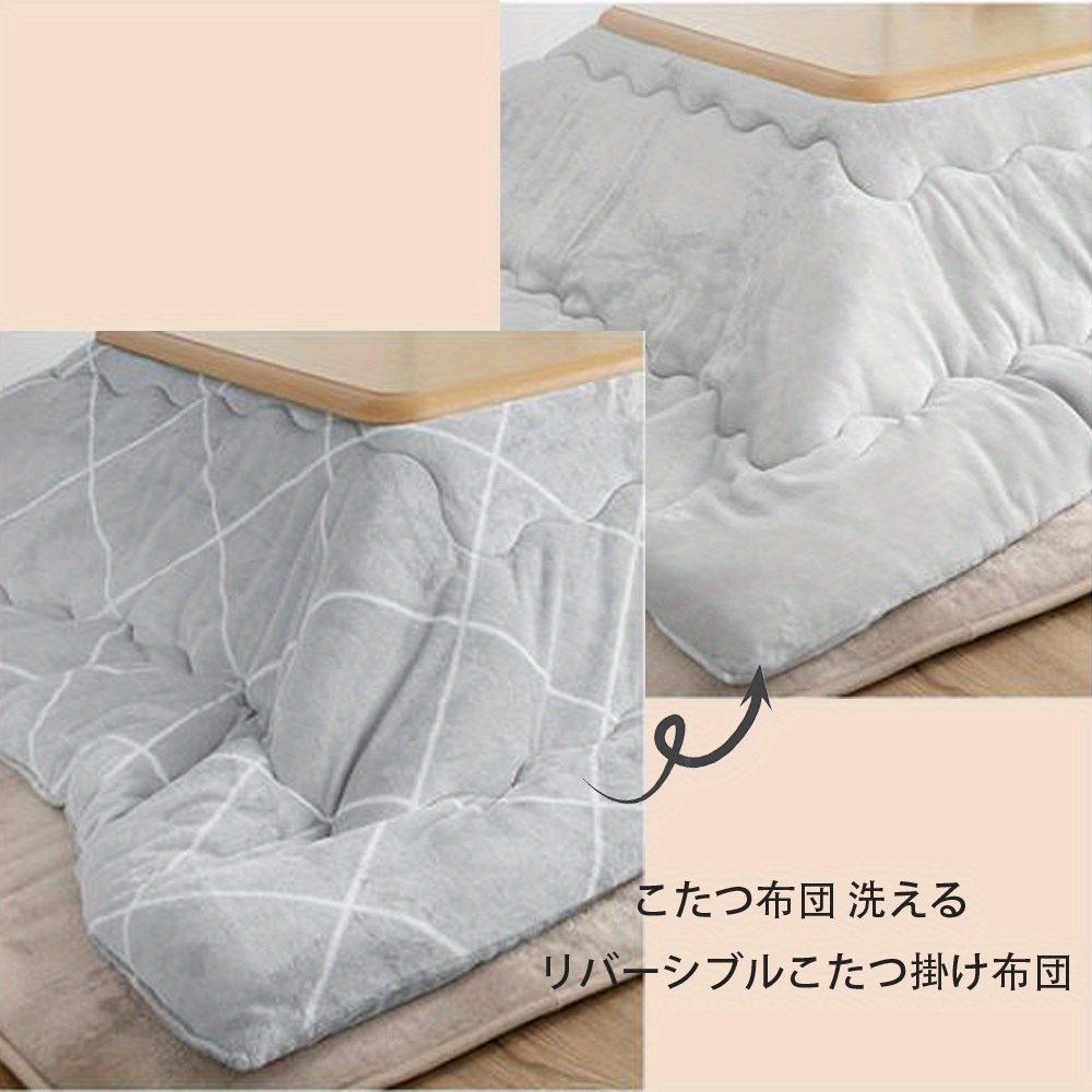 TEMU 【交換可能】洗える寝具、厚手コットン製サイズの長方形ロールキルト
