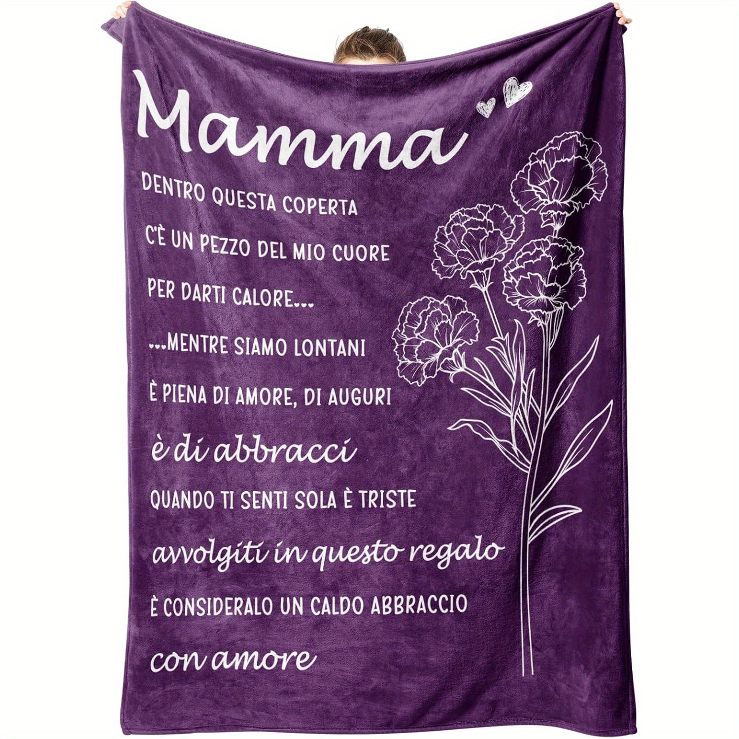 

- Flannel Blanket For Mom - For , Anniversaries & - , & - For , Bed, &