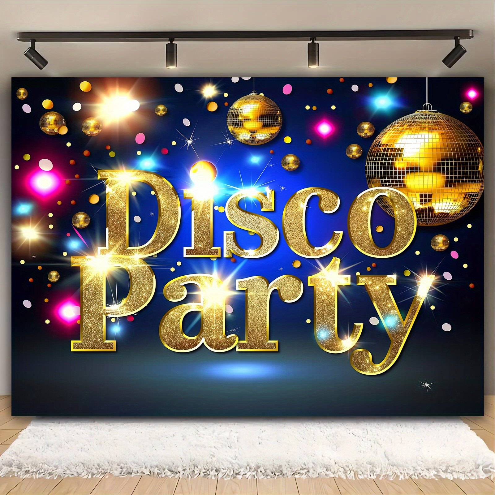 1pc fiesta disco banner fiesta disco