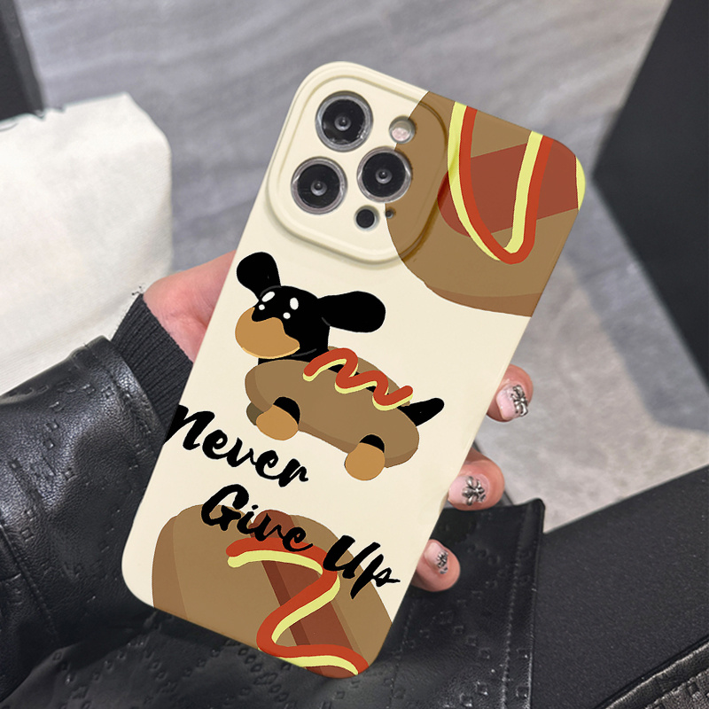 dachshund dog inclusive resistant film hard phone Temu Mauritius