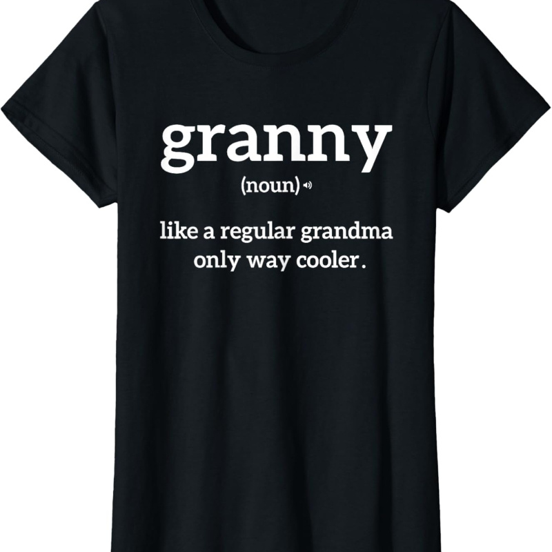 

Ewh Womens Grandma Funny Granny Grandma Announcement T-shirt