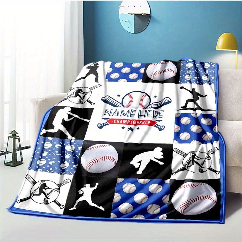 

Personalized Customizable Blanket - Sofa, Bed, Office Chair & Camping - Ideal Gift For Birthdays & Graduations