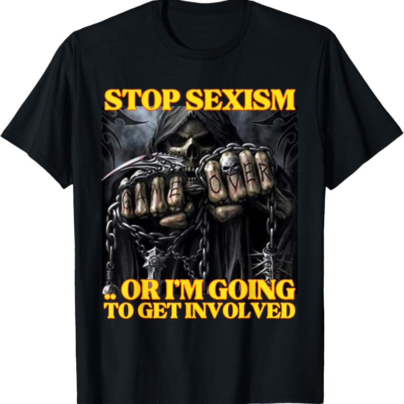 

Ewh Stop Or I Get Funny Edgy Hard Skeleton Meme T-shirt