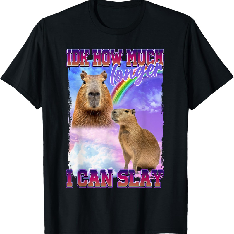 

Ewh Idk How Much I Can Slay Capybara T-shirt