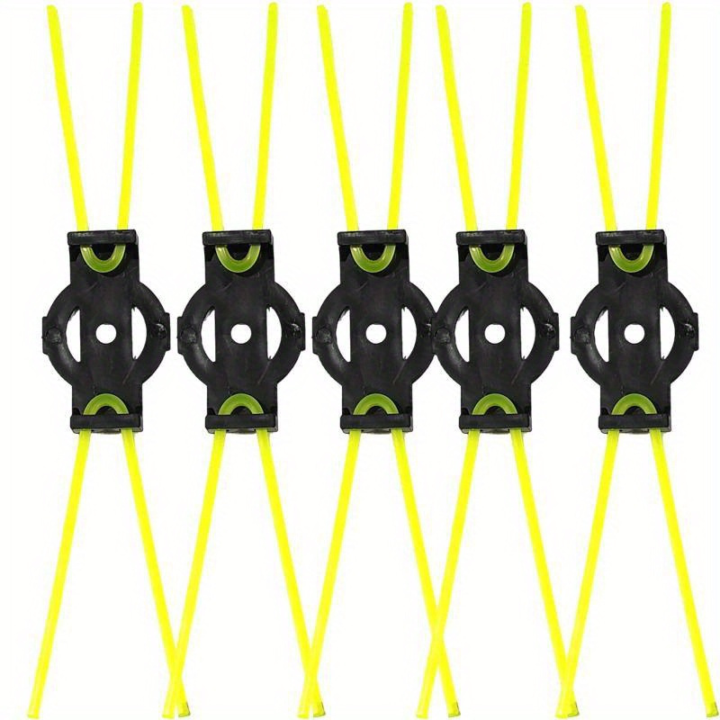 E-shop Ein Set aus 5 Stück Universal-Akku-Rasenmäher-Strohseil-Set, einfach zu installieren, langlebiger Unkrautstecher, geeignet für Rasenpflege und