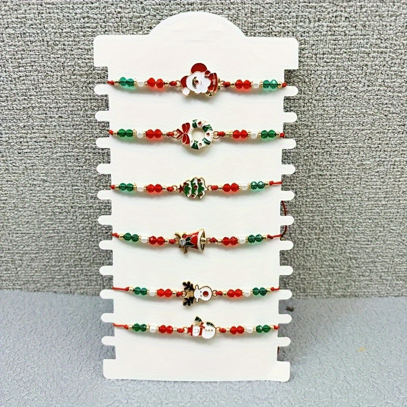 

Christmas Bracelet Set, 6- - Bracelets For , & , No-plating, For &