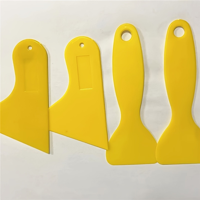MBAIYO 18Pcs Plastic Scrapers, Non-scratch Carbon Fiber