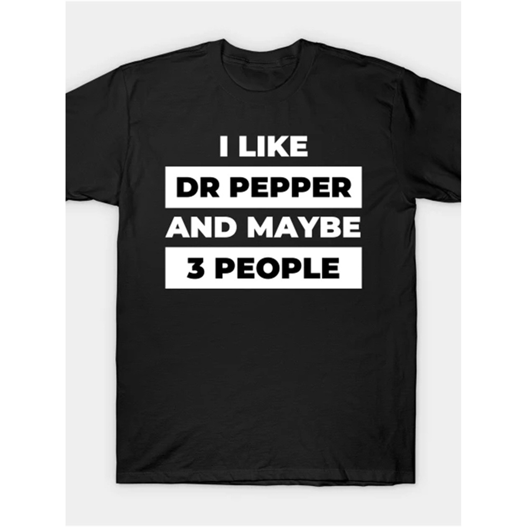 

I Like Dr Pepper And 3 People T-shirt Men' T-shirt