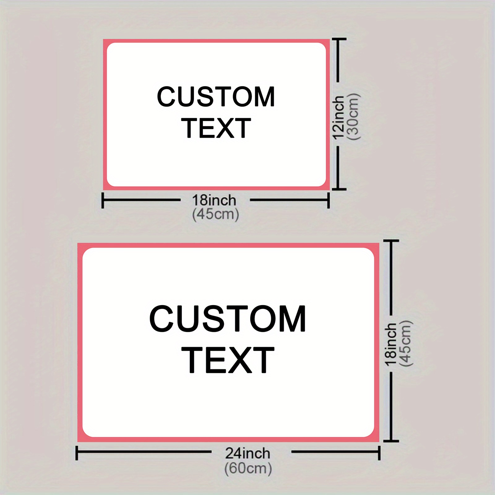 personalized large yard signs with stakes custom text waterproof durable   gardens lawns     24x18 18x12 inch warning caution notice outdoor decor