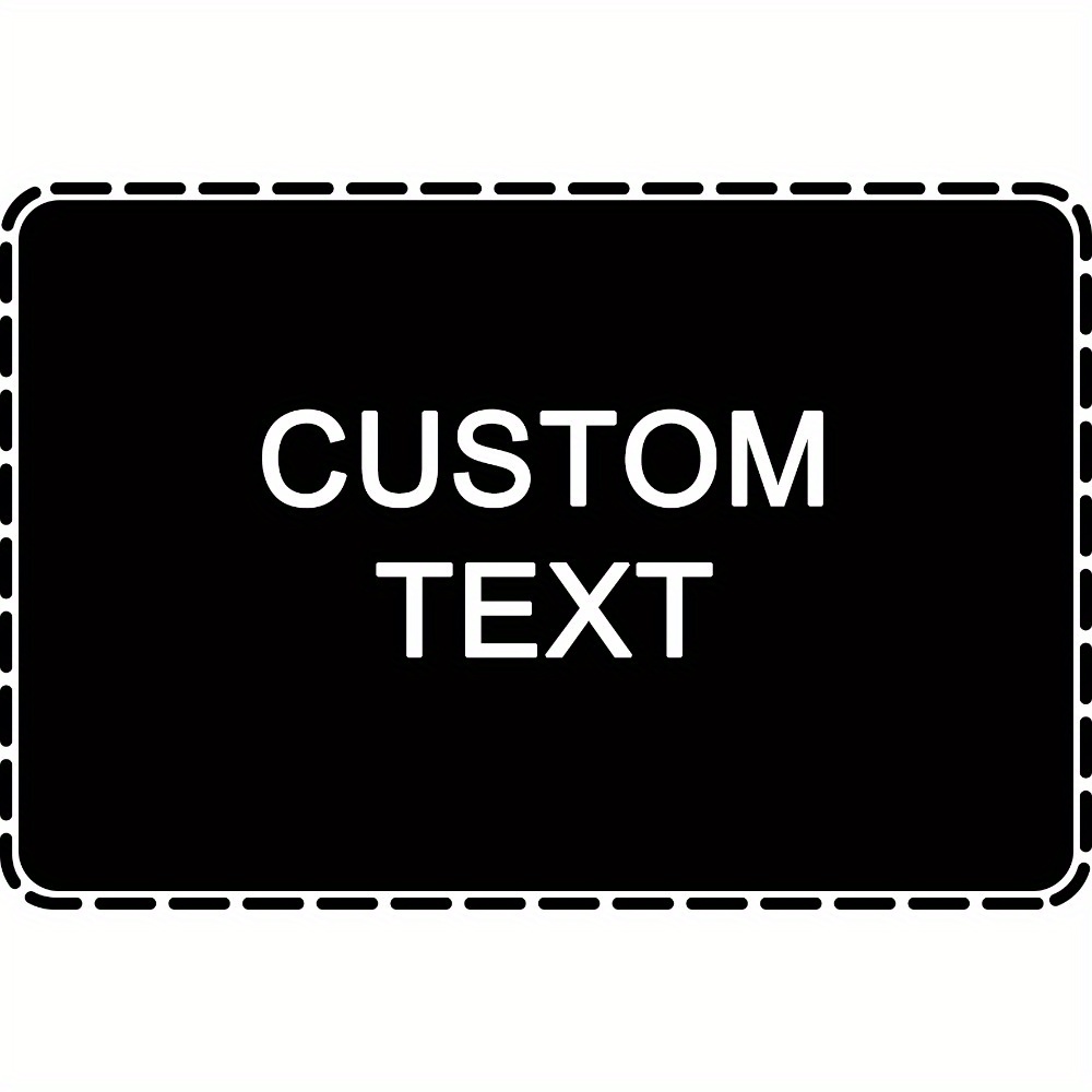 TEMU Customized Large Size Yard Signs, Custom Your Own Warning Caution Notice Personalized Sign, For Courtyards, Gardens, Porch, Lawns Outdoor Decor,