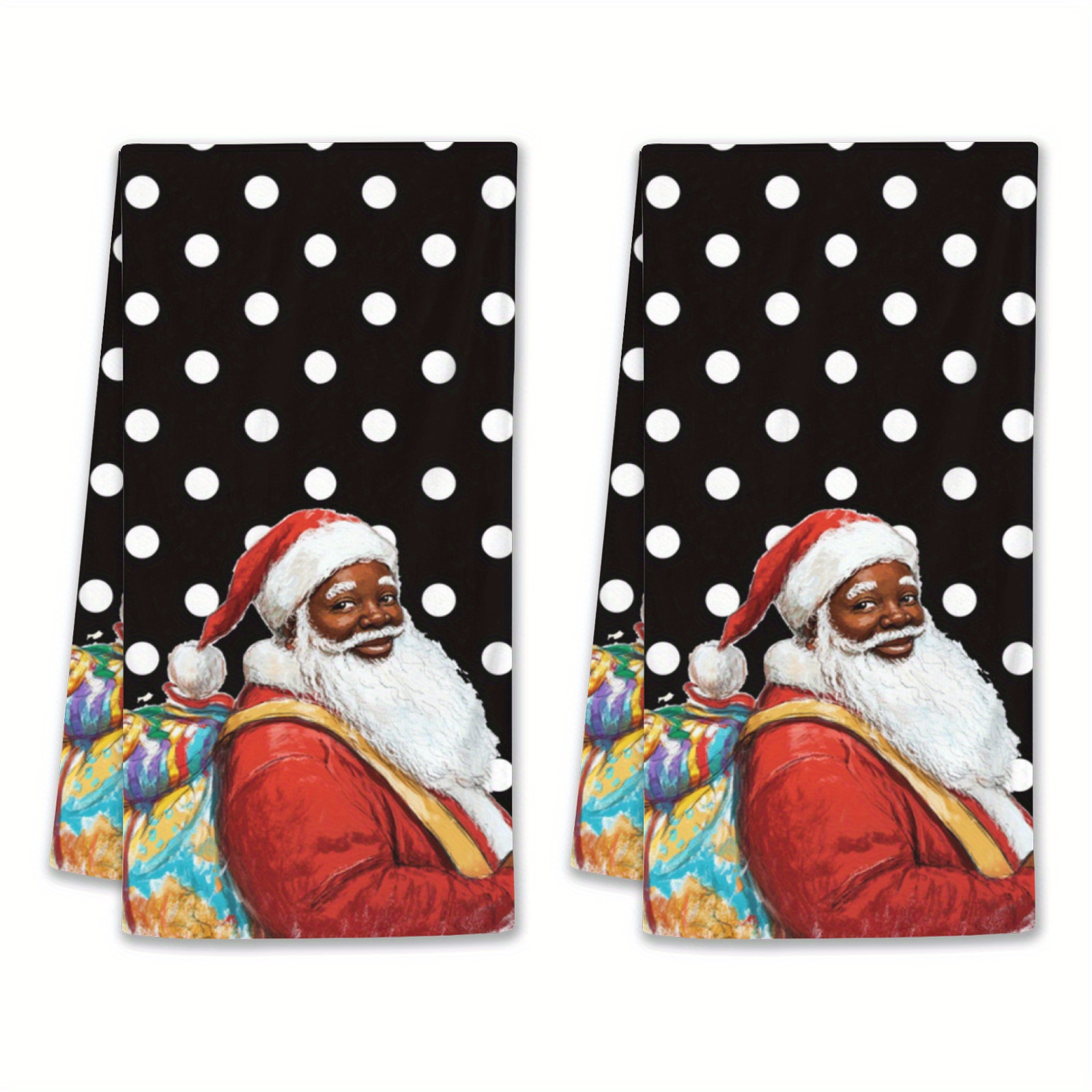 

2pcs - Christmas Towels - & , For Decor & , , Christmas Decor