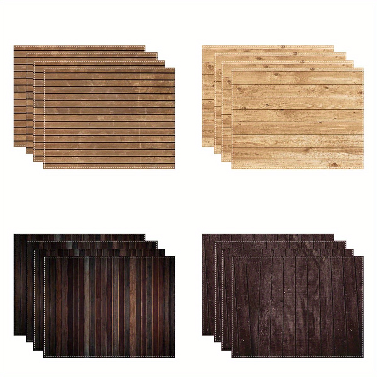 

/4 pcs Pliable en lin de table 32x42 cm