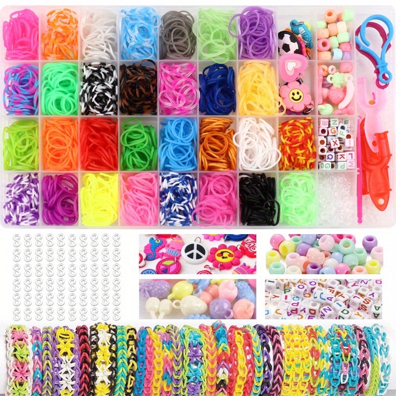 

37- Set, Weaving Bracelet Kit, Diy Jewelry Accessories, Beading , Plastic