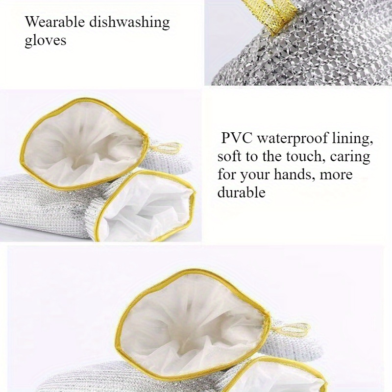 waterproof aluminum pvc dishwashing gloves anti   anti freeze oil resistant for kitchen bathroom cleaning lead free multipurpose use gloves details 7