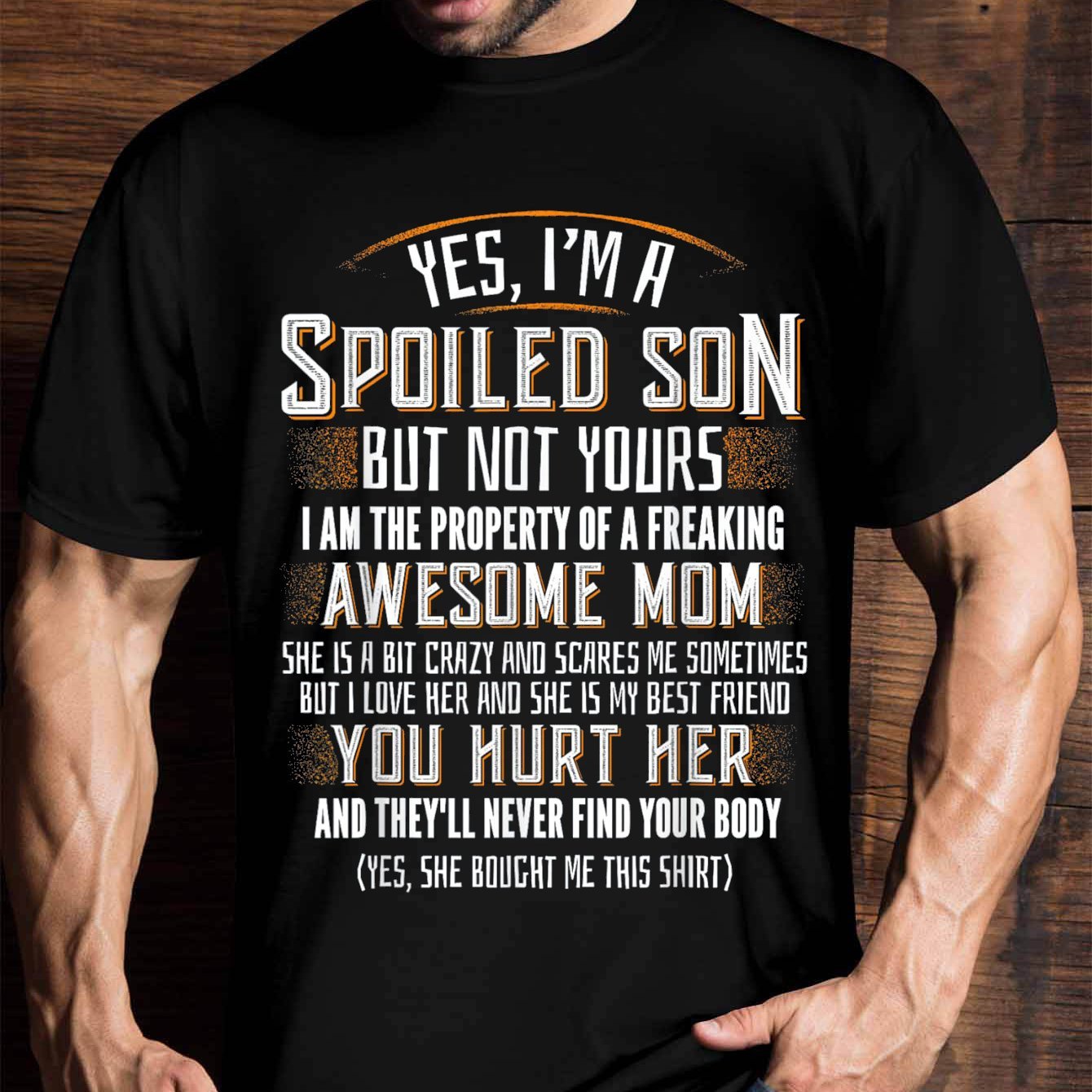 

Yes, A Son. Sleeved T- , Round , T-, In The