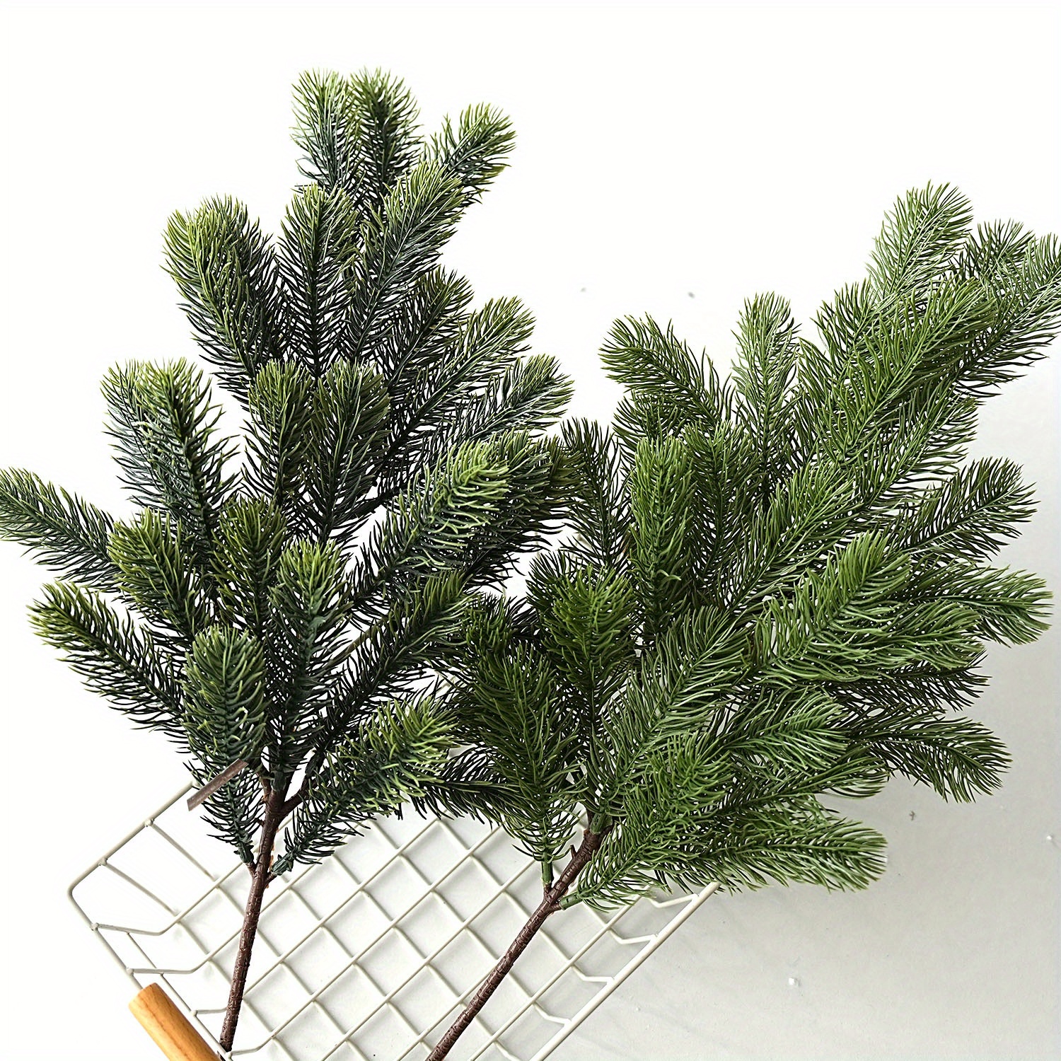 

Yigetree Artificial Pine - 56cm Pine Stems For Vase, Real Touch , Indoor Outdoor Home Decor, Wall Hanging, No Electricity Required, Featherless, Metal & Plastic Material