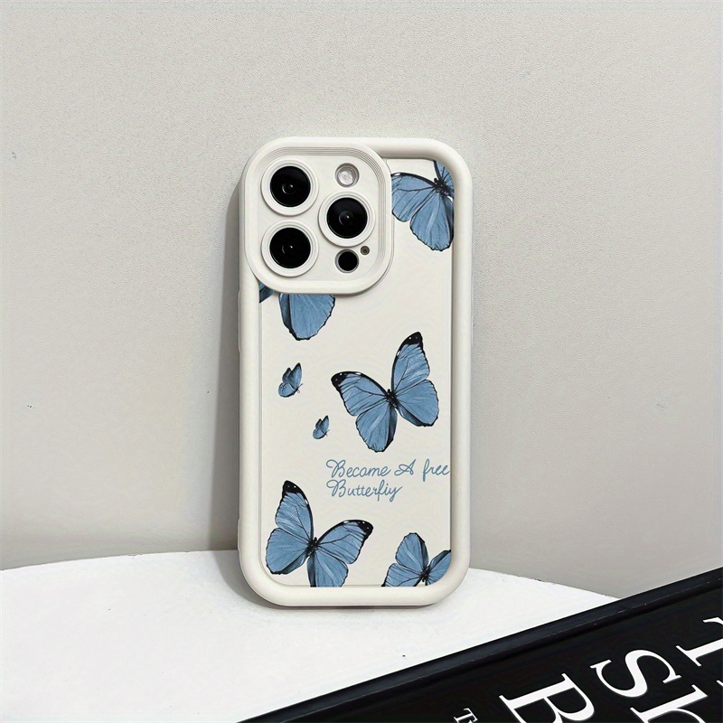 TEMU Синя Пеперуда за Xiaomi 9/9A/9C/9I//9AT/10A/10C/10X/10/10LNDIA/11A/12/12C/13C/A1/A2 и