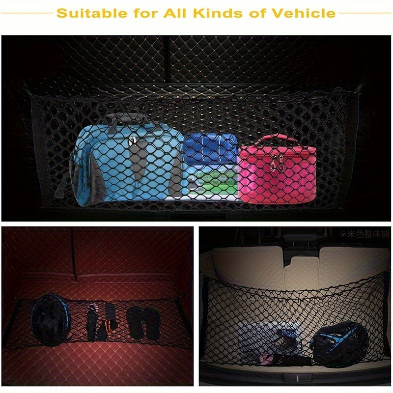 

1pc Polyester Car - Universal Fit Organizer For Suvs, & Trucks - (35.4x40cm/15.8 )