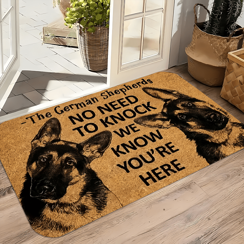 TEMU 1pc Slogans Welcome Doormat - Indoor And Outdoor Comfortable Carpets For Kitchen, Home, Office, Laundry Room, Bathroom, Decoration, Room