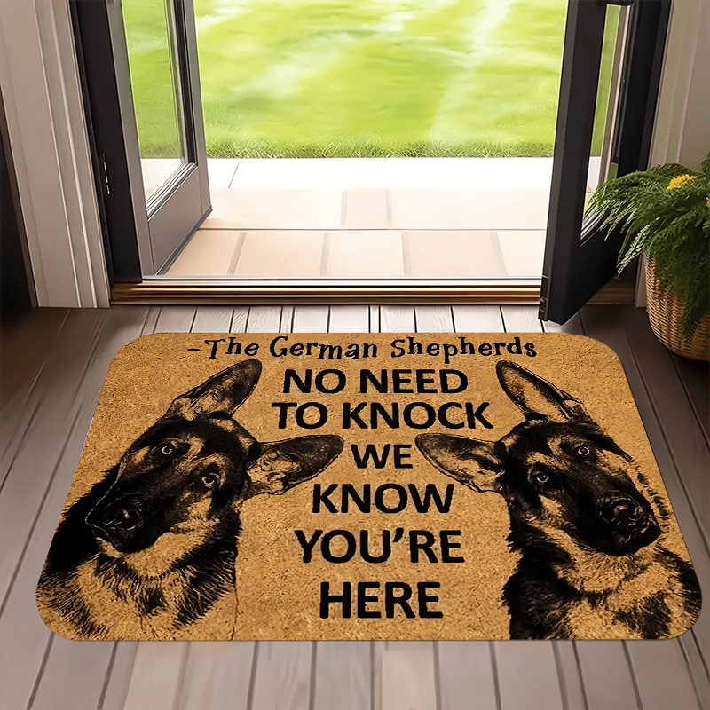 TEMU Zerbino con Slogan Divertenti per Cani da 1 Pezzo - Tappeti per Interno ed Esterno per Cucina, Casa, Ufficio, Lavanderia, Decorazione Festiva ,