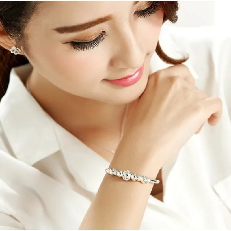 

1pc Bracelet Lb016 Luxurious Women's 925 Bracelet Fashion Jewelry (size: A, B, C)