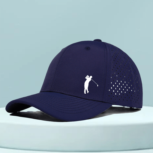 1pc man pattern print running cap quick dry outdoor sports structure golf cap
