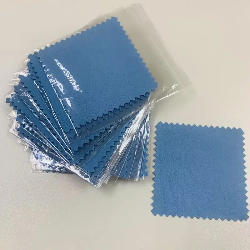 30pcs Premium Jewelry Cleaning Cloths - Sparkling Shine for Watches, Boots & Accessories, Chemical-Free Polyester details 1