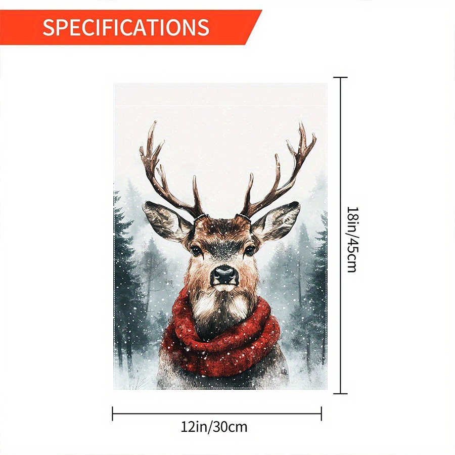 Wintergartenflagge Schneemann – Doppelseitig, Wetterfest, 30,5 X 45,7 Cm, Für Terrasse & Garten