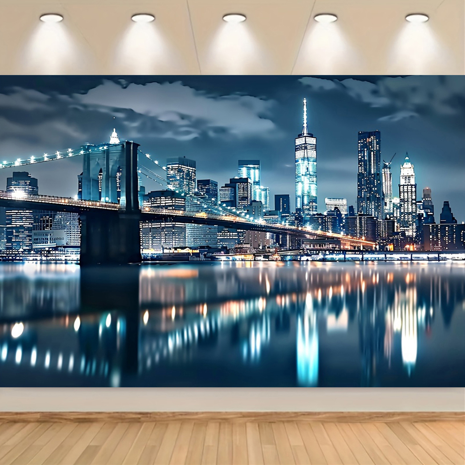 

Night Tapestry - Polyester Wall Hanging For Home & Party Decor, Photo Backdrops & Events