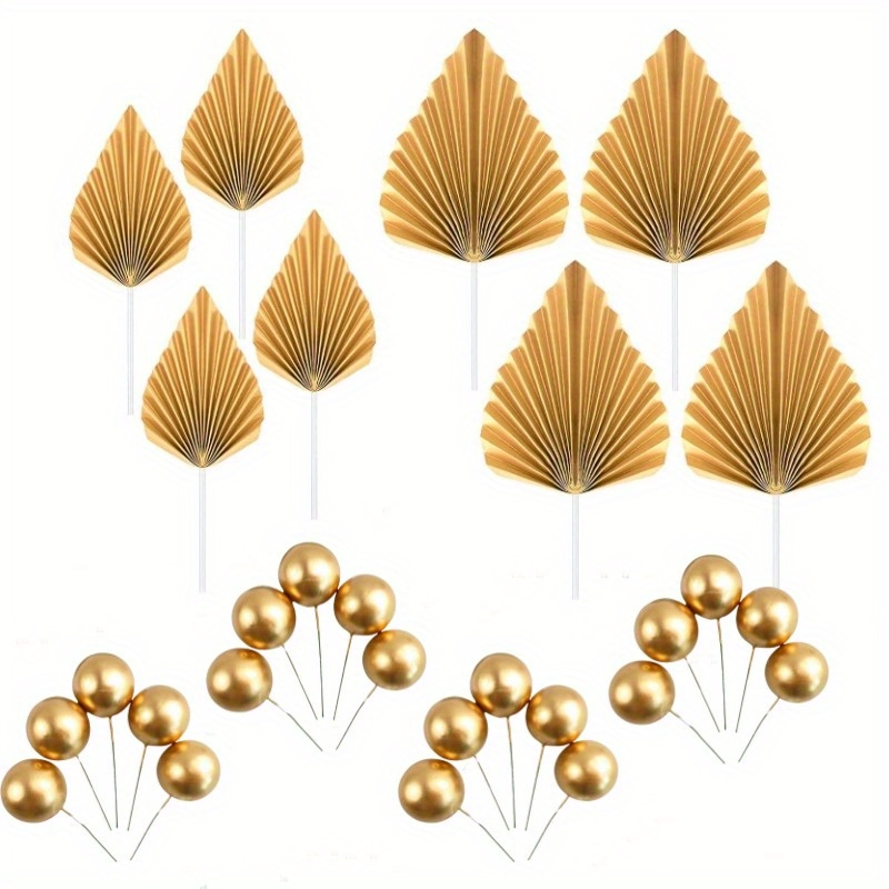 

28pcs Cake Decorations Including 20 And 8 Suitable For Wedding Banquets And Birthday Parties