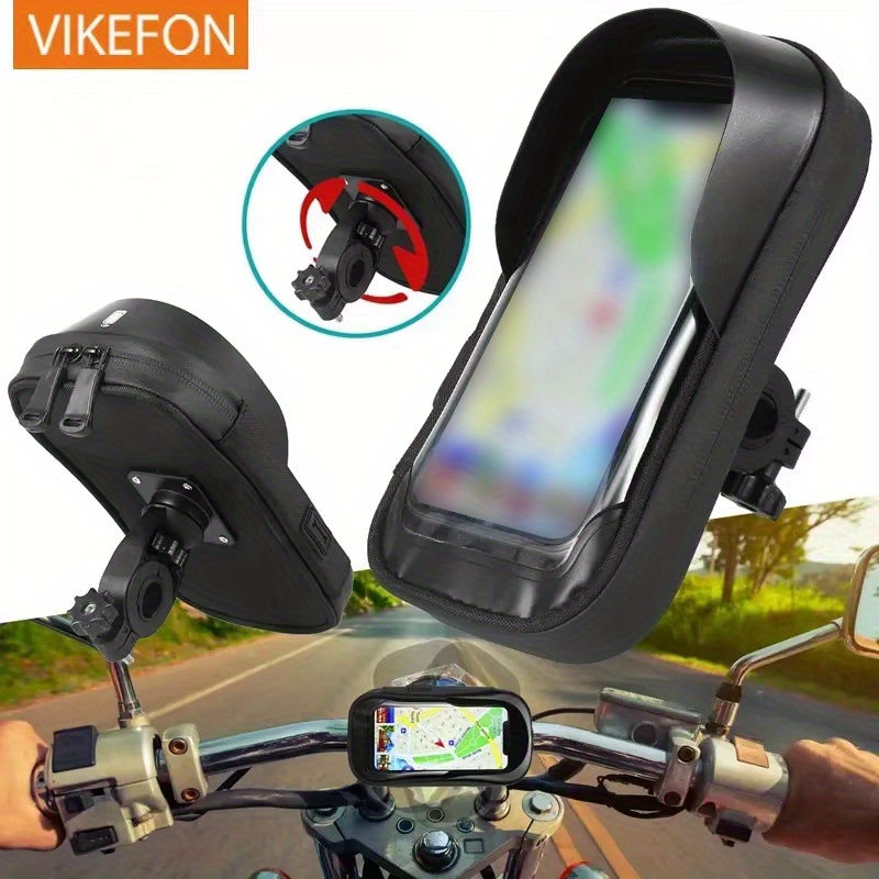 

1pc Vikefon 360° Rotatable Phone Detachable And , Universal Abs For Smartphones, Compatible And Motorcycles