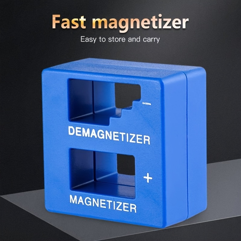 

Fast-acting Screwdriver & Demagnetizer Tool - No Power Needed, Plastic Construction