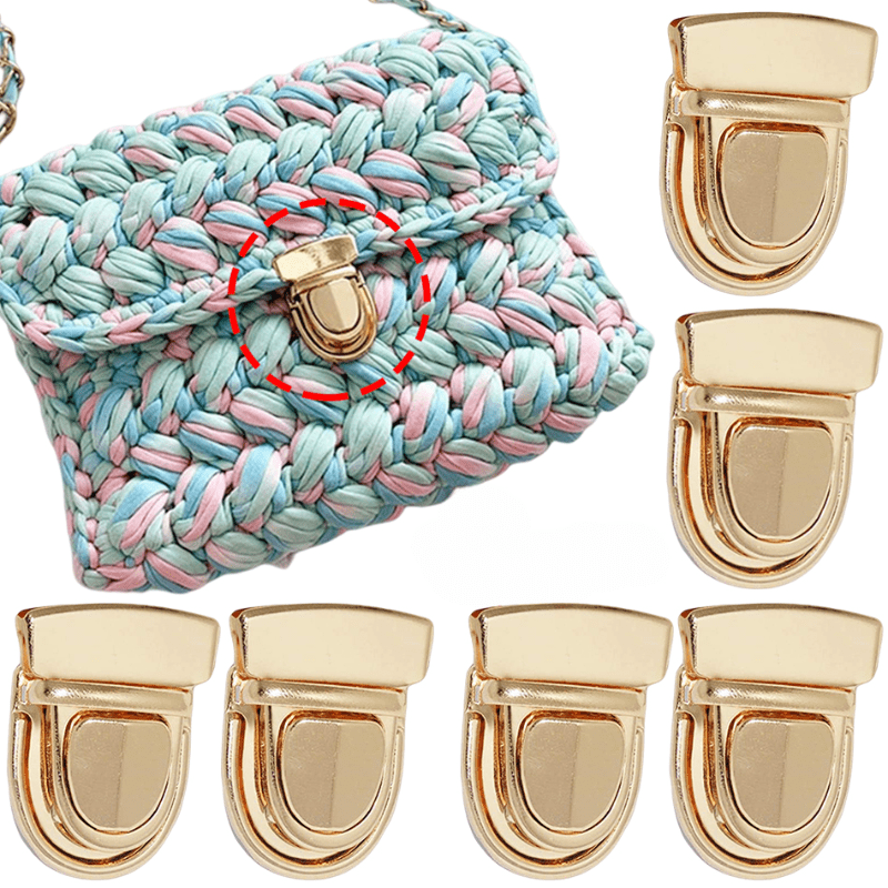 

10pcs Clasps For Diy Purse & Bag Crafting - Easy Thumb Access Wallet Buckles, Diy Wallet Making