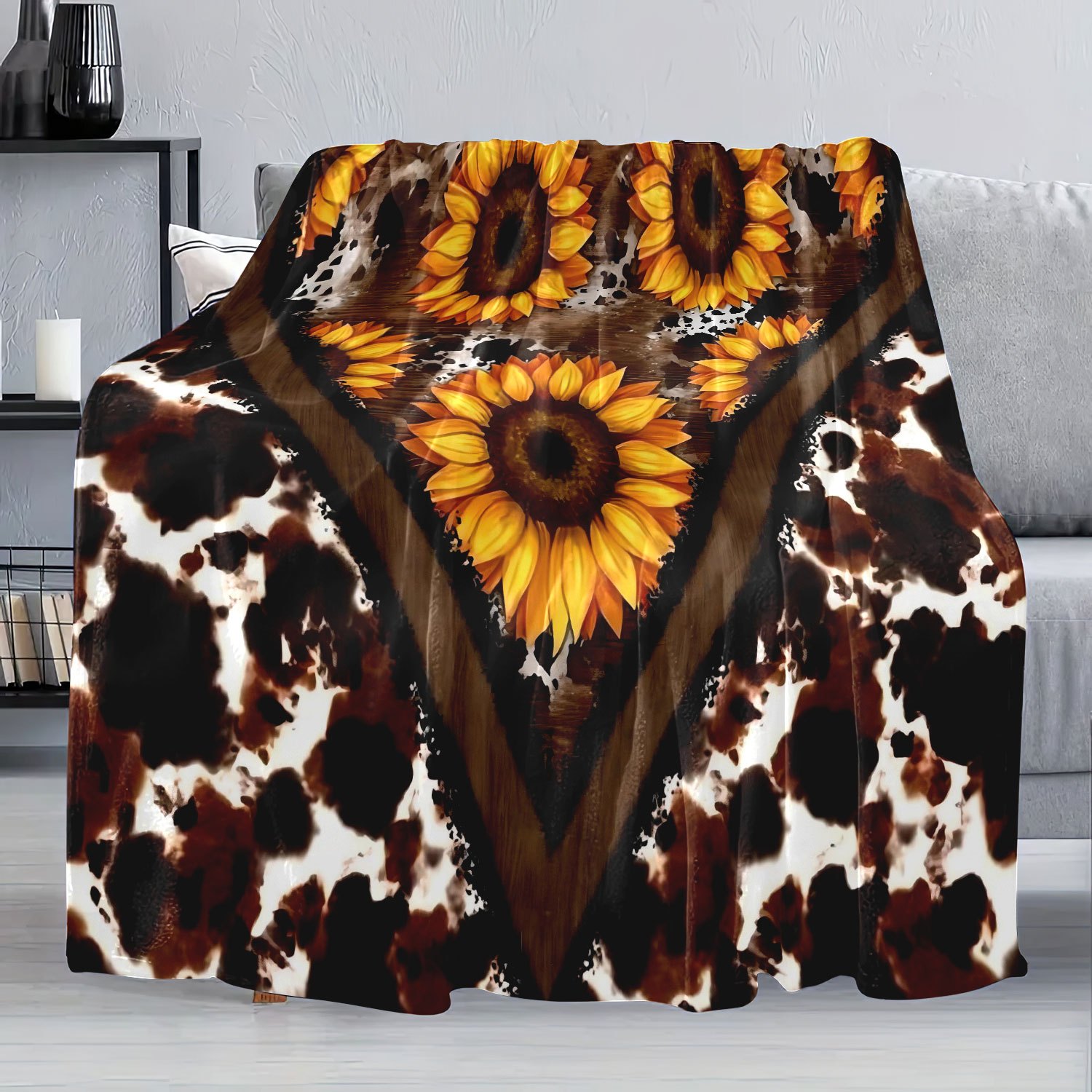 

Print Flannel Throw Blanket - Soft, Warm & For Couch, Bed, Office - Perfect Gift For Christmas, Thanksgiving & Birthdays