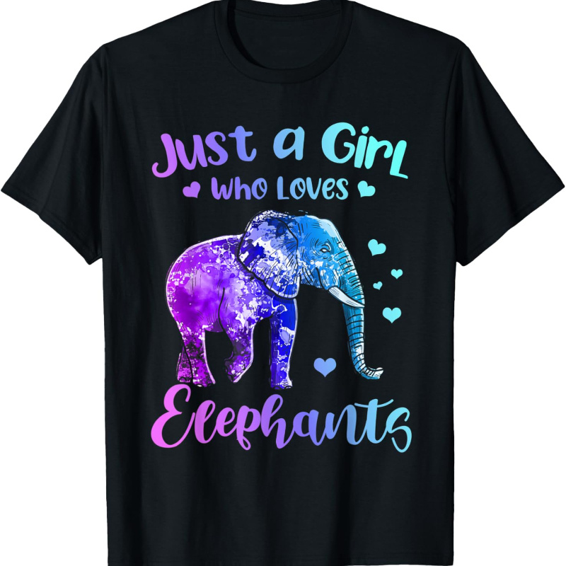 

Ewh " Who Elephants" T-shirt - 100% Cotton, Casual & Comfy, For Women, Men & , , Short Sleeve, Round Neck - Machine Washable, Wear