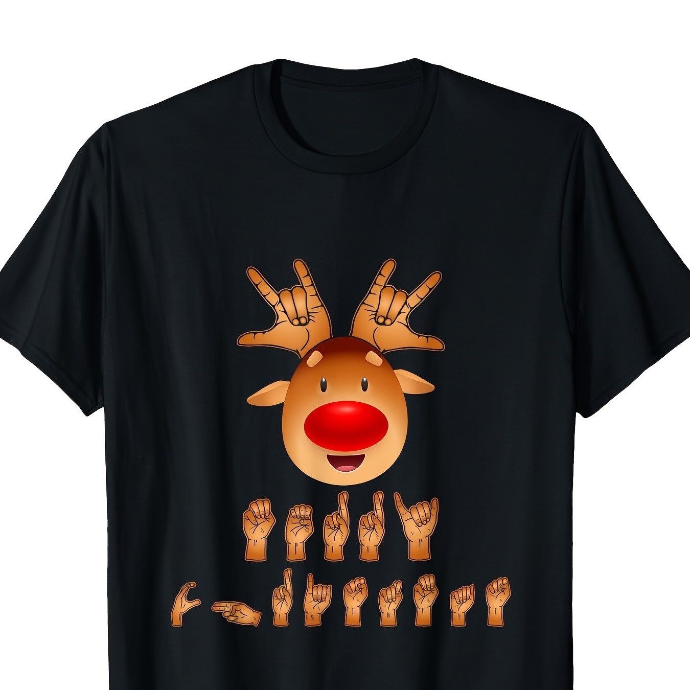 

Asl Christmas, , Deaf , T-, , And T-, -sleeved Top For In Summer