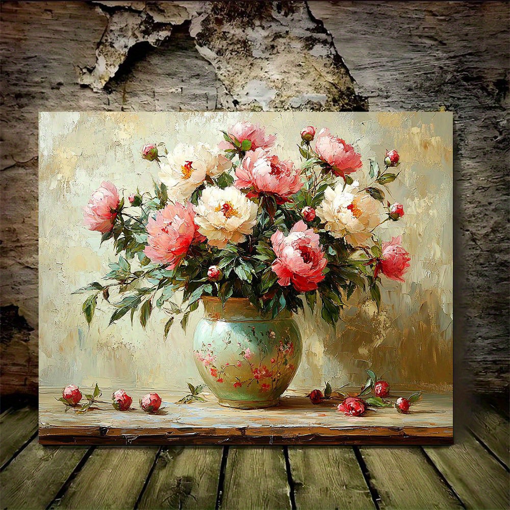 

Oil Painting In Wooden Frame - For & , Ready To In , Bathroom, Or