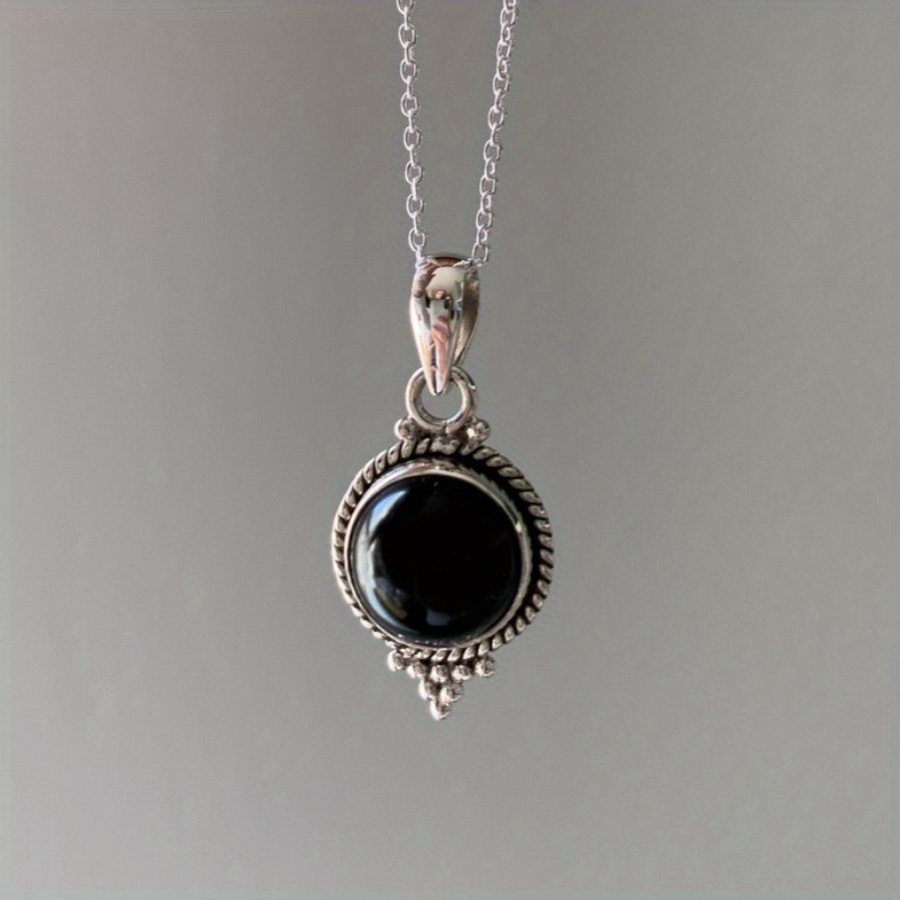 1pc Fashion Beautiful Creative Round Necklace Men's Women's Necklace Perfect Anniversary Gift Jewelry Gift For And