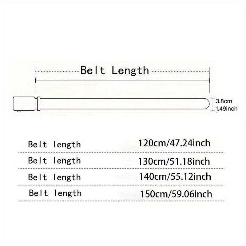FLAGIA Multifunctional Canvas Belt with Plastic Buckle