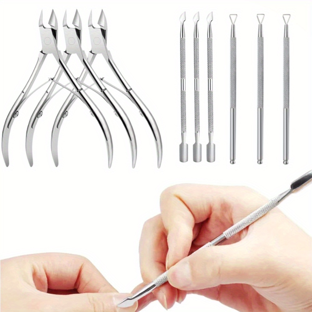 

9 Pcs Pusher Set Pedicure Tool To And - Materials And -