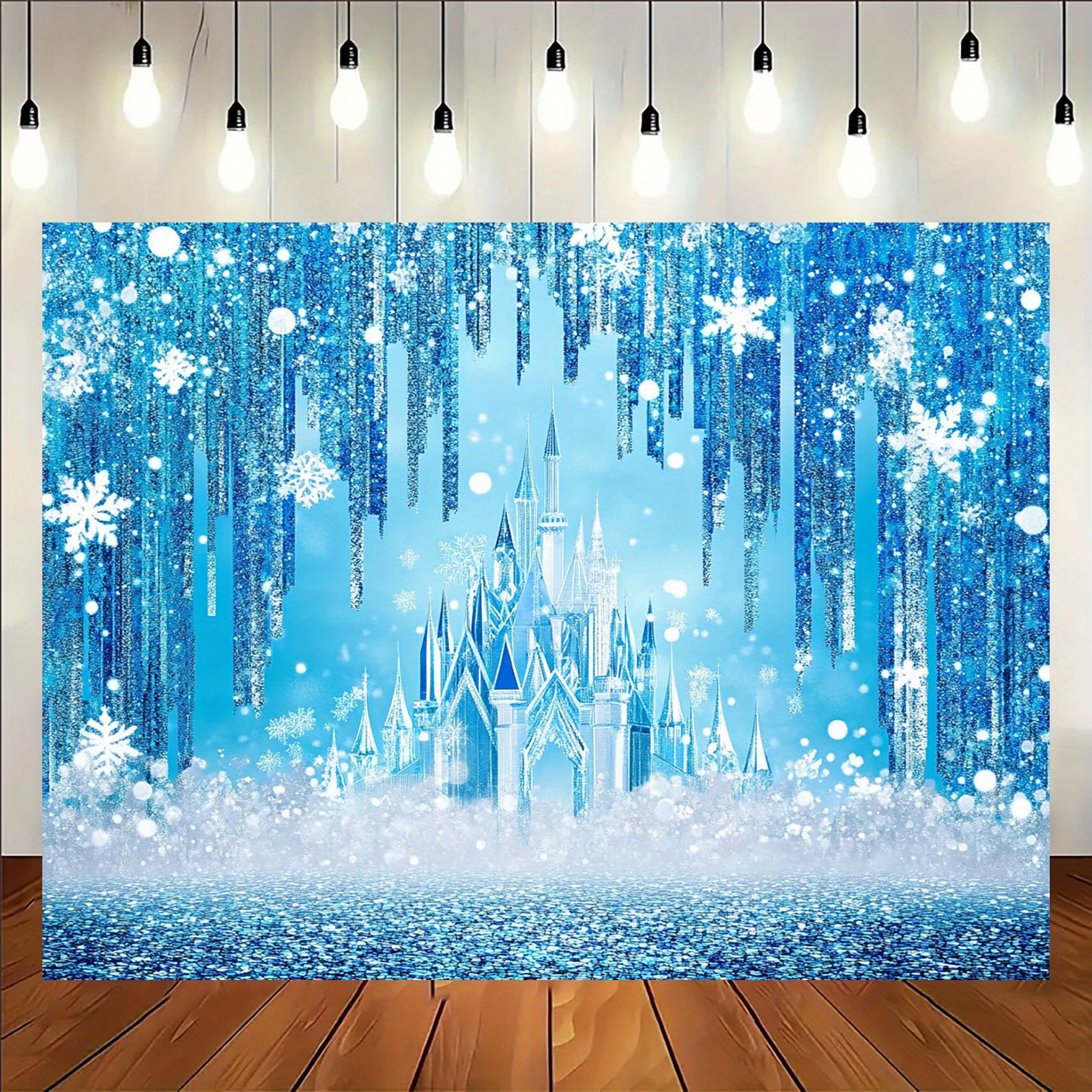 

- Backdrop - Ice , Polyester, For Weddings & Halloween Decorations, , 51x59" / 78.8x90.5