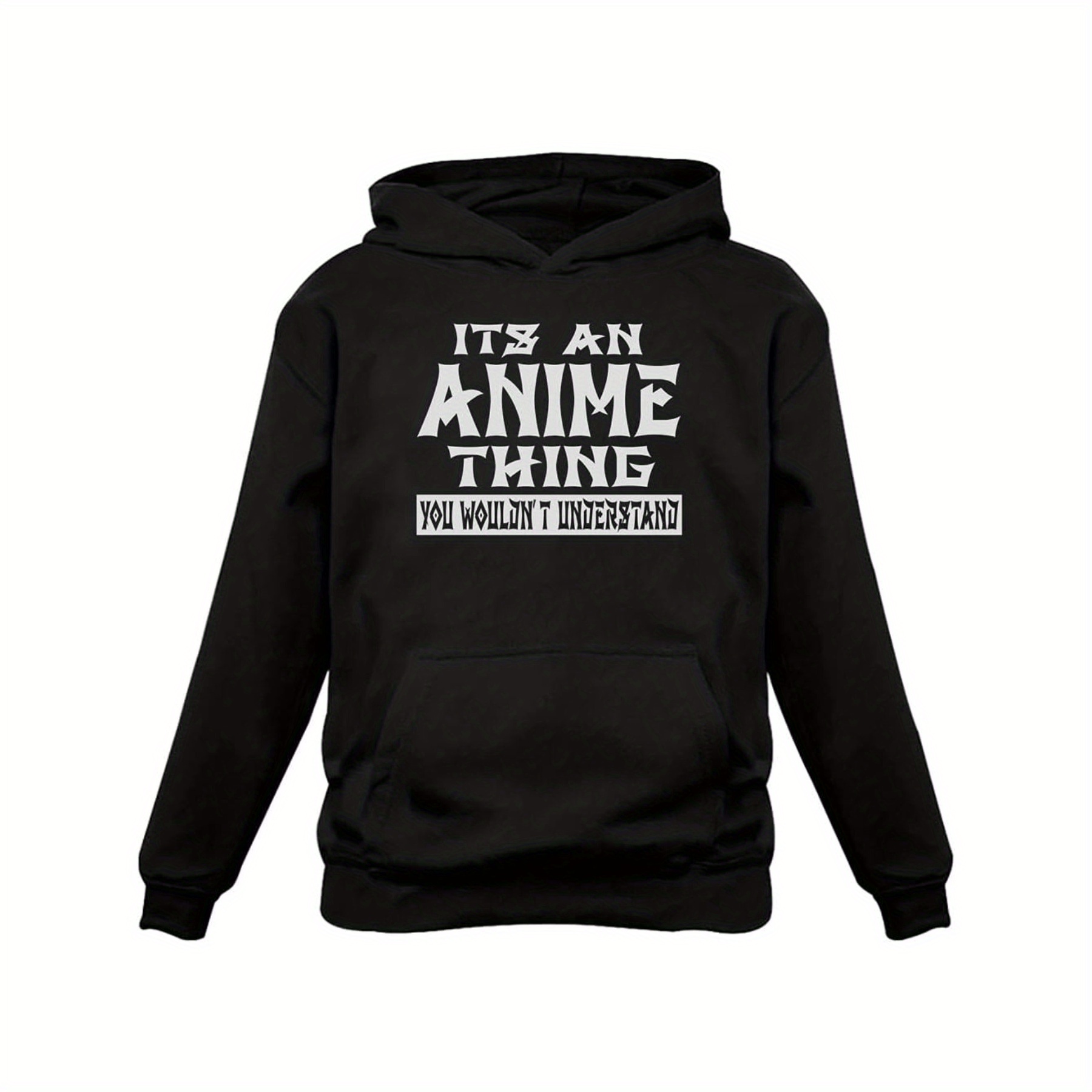 

Anime Hoodie Men's Gift Novelty Unisex Sweatshirt Pullover Black Crew Neck Sweatshirt Super Soft Breathable Hoodie Casual Outing