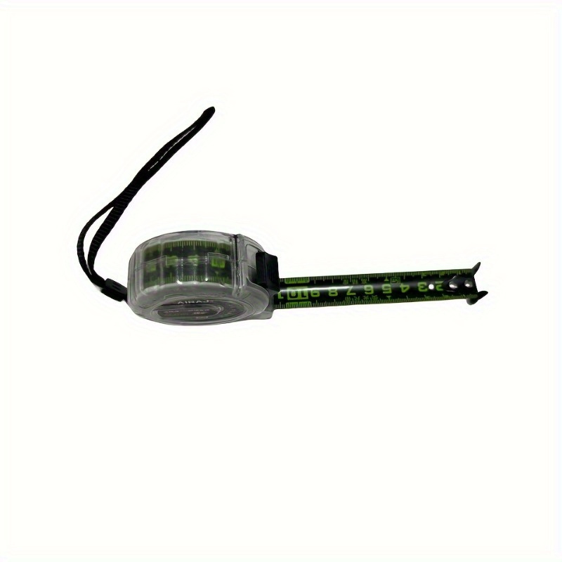 1pchigh-precision Self-locking Fluorescent Steel Tape Measure Set - 196.85" & 275.59", Durable, Anti-drop Design With Protective Case, Ideal For Home Use