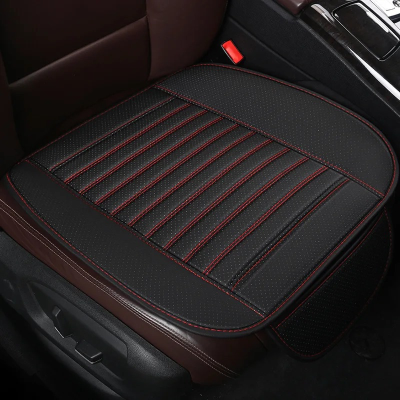 

Breathable Perforated Leather Car Seat Cushion - Non-slip, Universal Fit Seat Cover