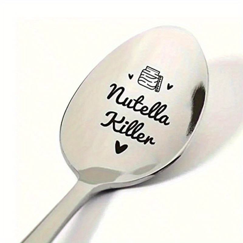 Image of Engraved Stainless Steel Spoon - Perfect Gift For Men, Women & Teens | Ideal For Birthdays
