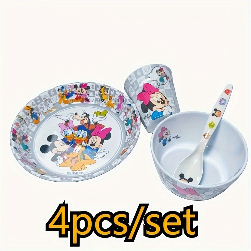 

& 4pcs Plastic Tableware Set - Includes , Bowl, Spoon, Cup For Parties