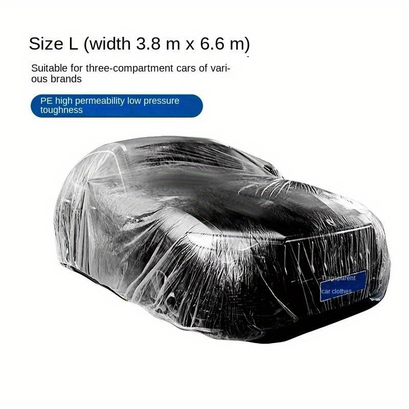 TEMU Pe Film Car , Disposable Dustproof For Various Vehicle Models