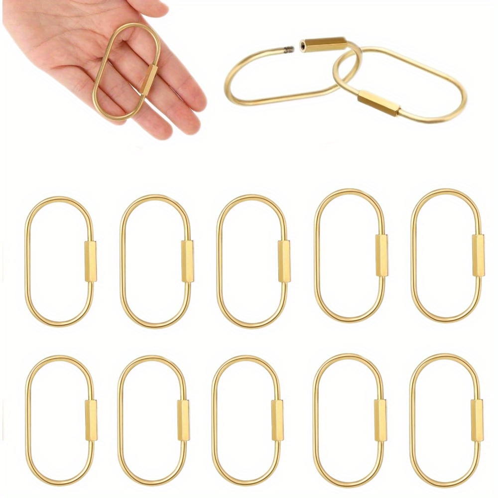 

10pcs Brass Keychains - , For Car & Use